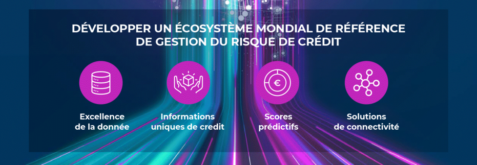 comment Coface veut développer un ecosysteme mondial de reference de gestion du risque de crédit : excellence de la donnée, informations uniques de crédit, scores prédictifs, solutions de connectivité